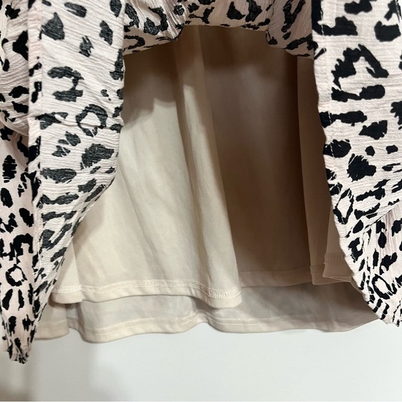 Giddy Up Glamour Dress Womens 3XL Multicolor Floral Lined Embroidered Leopard - Picture 7 of 9